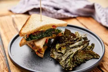 Kale Sandwich Vegan Schwarzkohl
