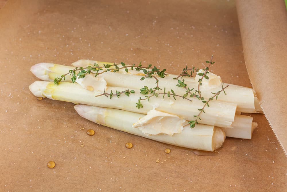 weißer Spargel