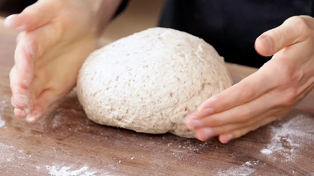 Zubereitung glutenfreies Brot