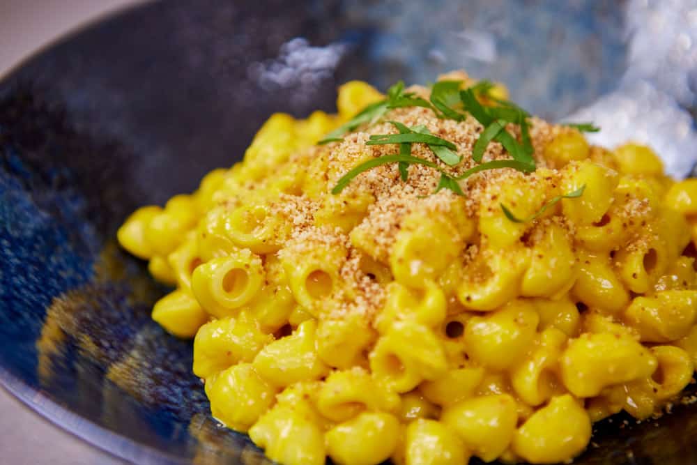 Vegane Pasta mit Kürbissoße