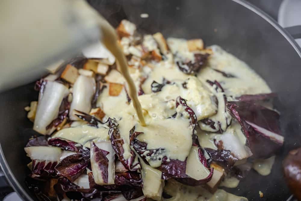 Radicchio Pasta al Pepe