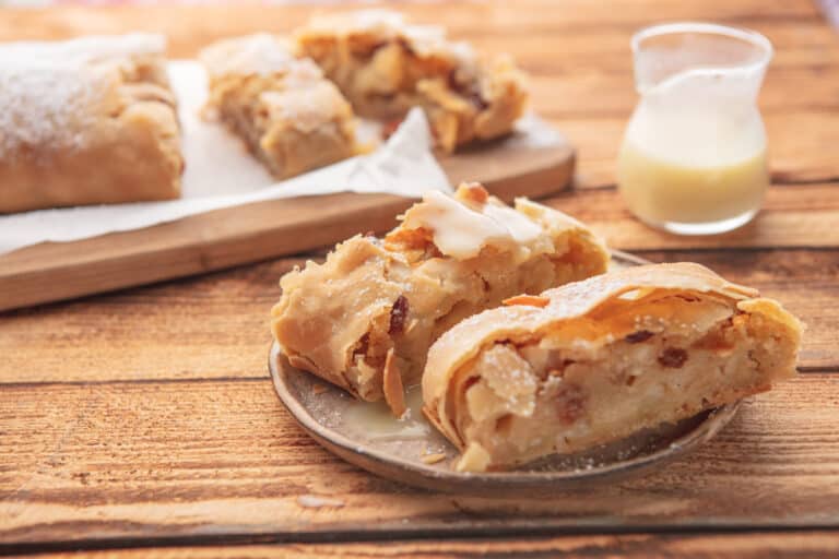 veganen Apfelstrudel selbst machen