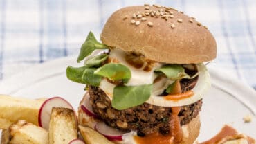 Rezept Veganer Frühlingsburger