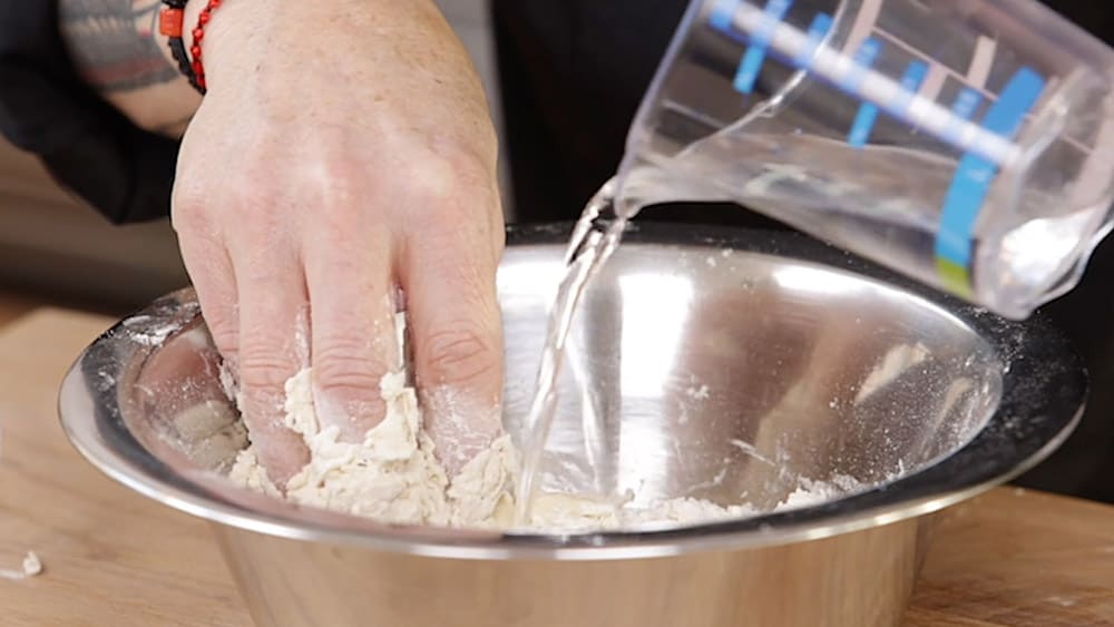 Zubereitung Garlic Naan