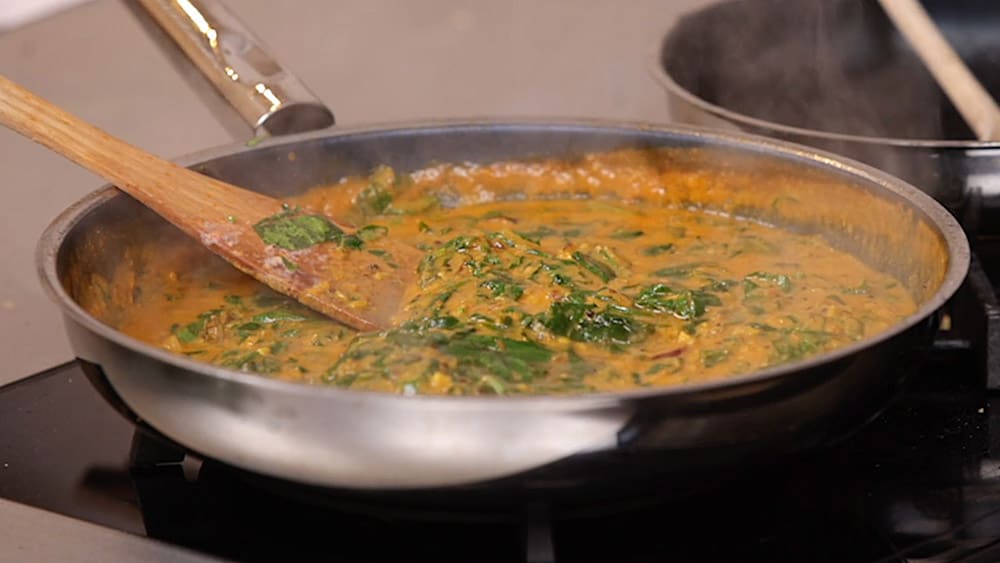 Zubereitung Palak Paneer