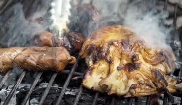 Pilze grillen