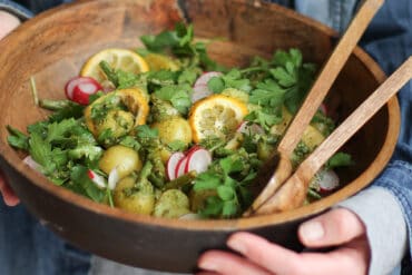 Pesto-Bohnen-Kartoffelsalat