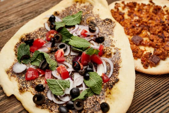 Manakish - libanesische Pizza