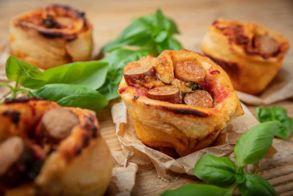 Rezept Vegane Pizza Muffins