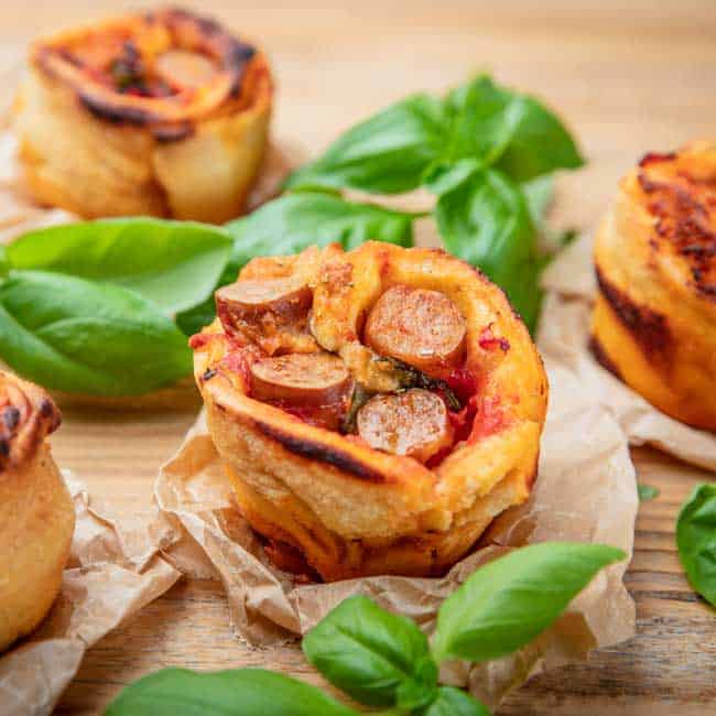 Rezept-veganer Pizza Muffin