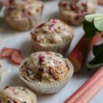 Vegane Rhabarber Muffins