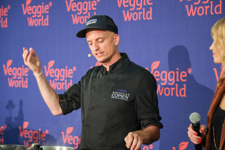 Sebastian Copien auf der VeggieWorld
