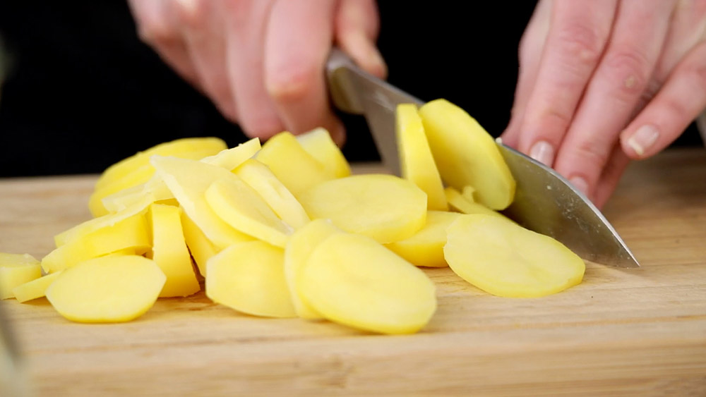 Zubereitung Kartoffel-Blätterteig-Tarte