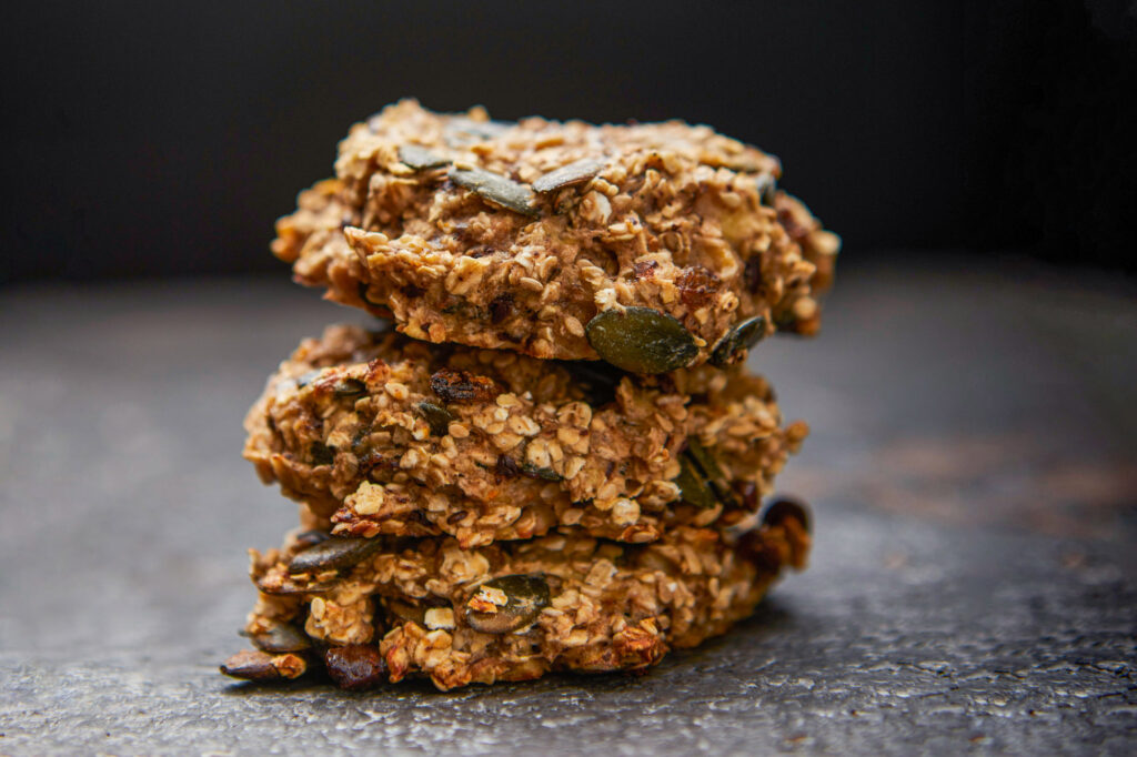 Vegane gesunde Hafer-Cookies