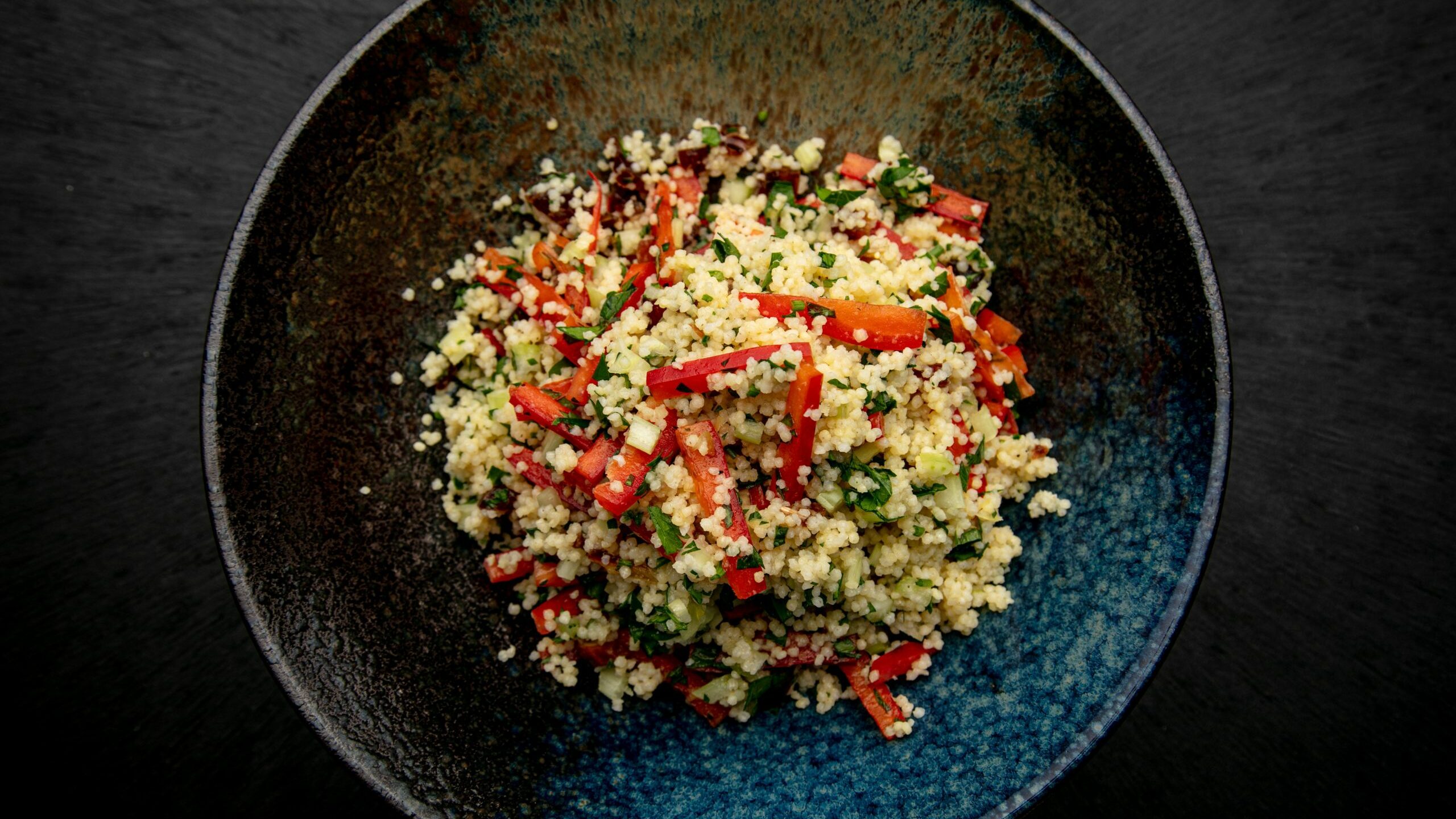 Nordafrikanischer Paprika-Hirse-Salat