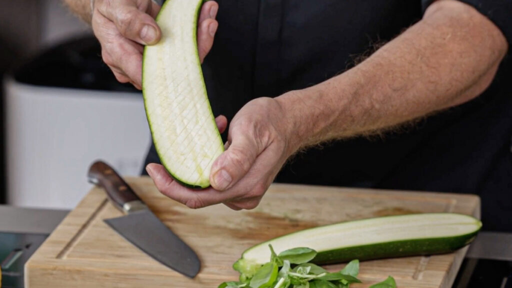 Zubereitung gegrillte Zucchini