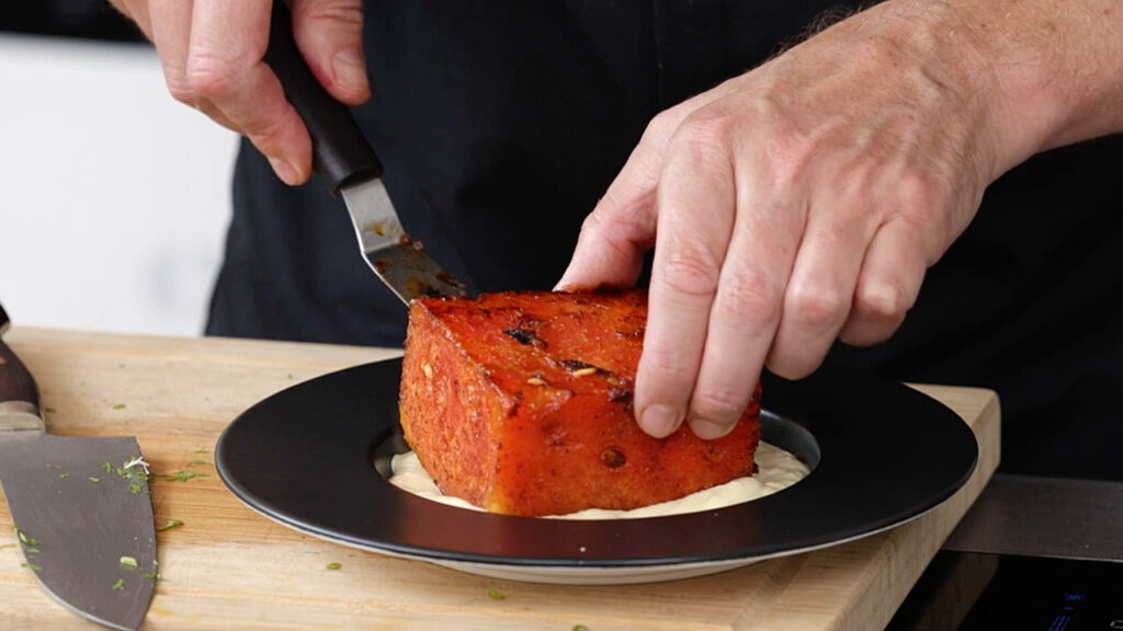 Zubereitung gegrillte Wassermelone