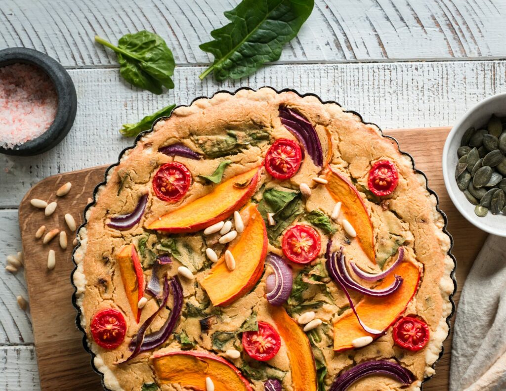 Kuerbisquiche Vegan