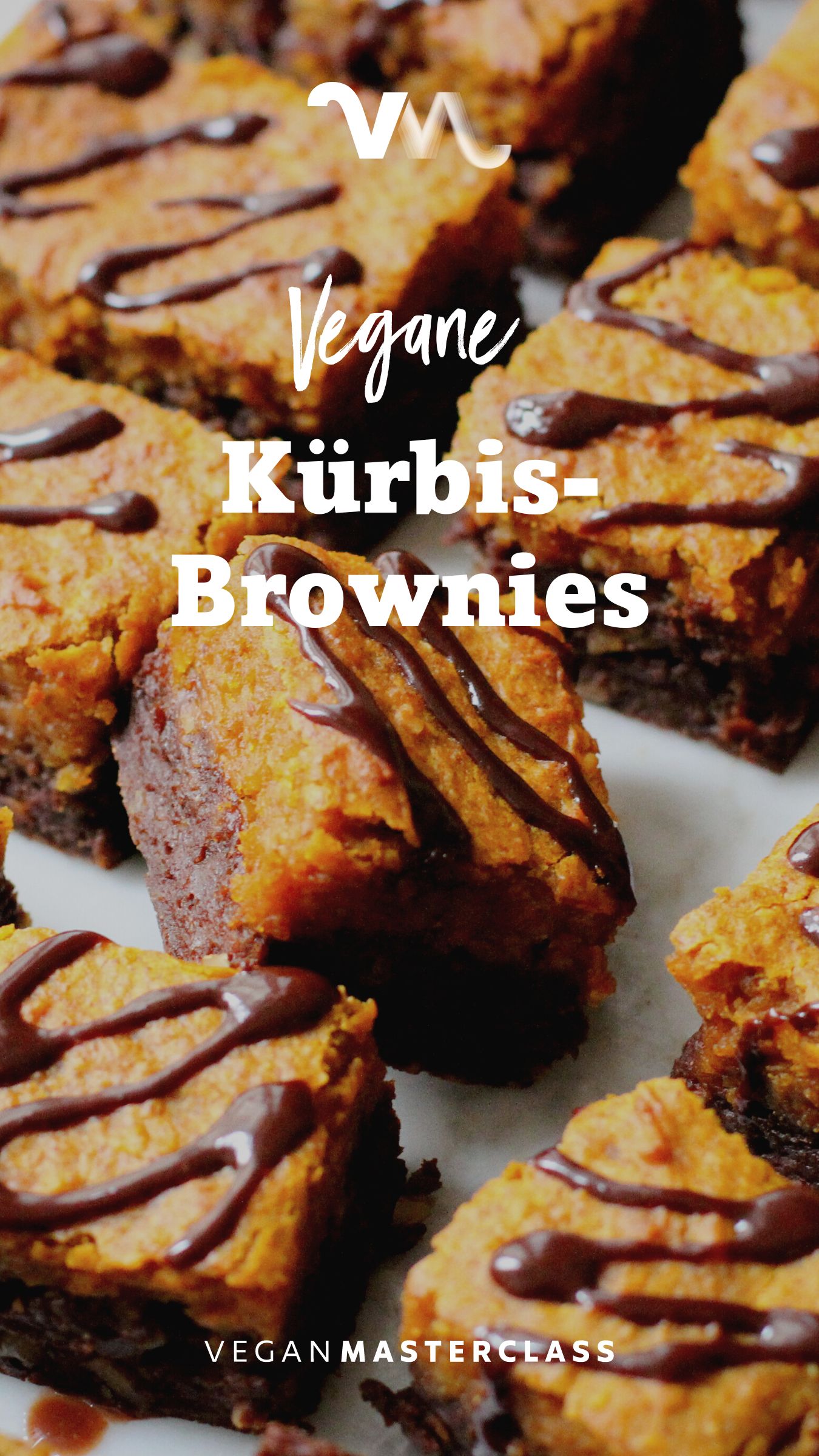 Vegane Kürbisbrownies | vegan