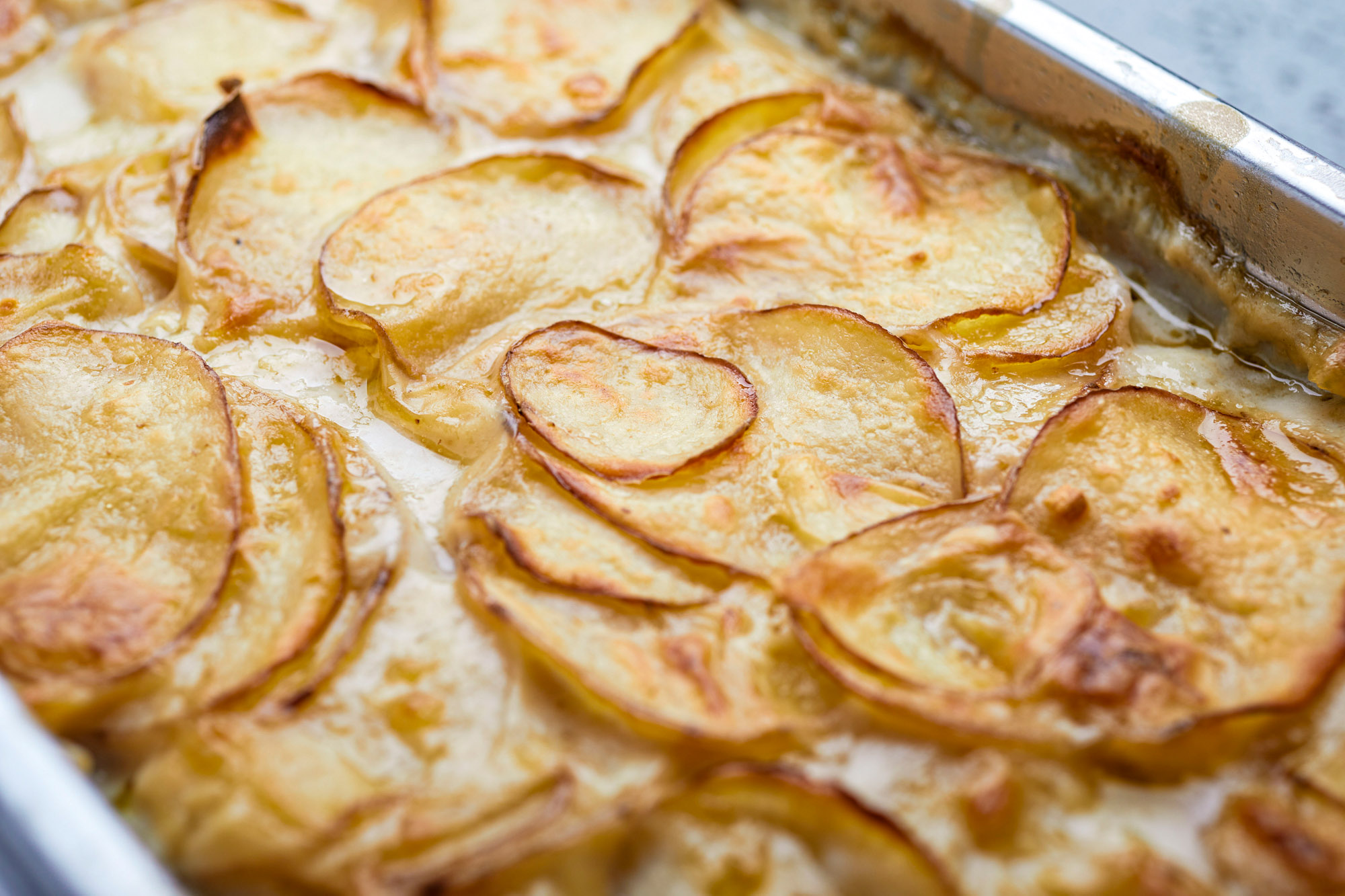 Veganes Kartoffelgratin