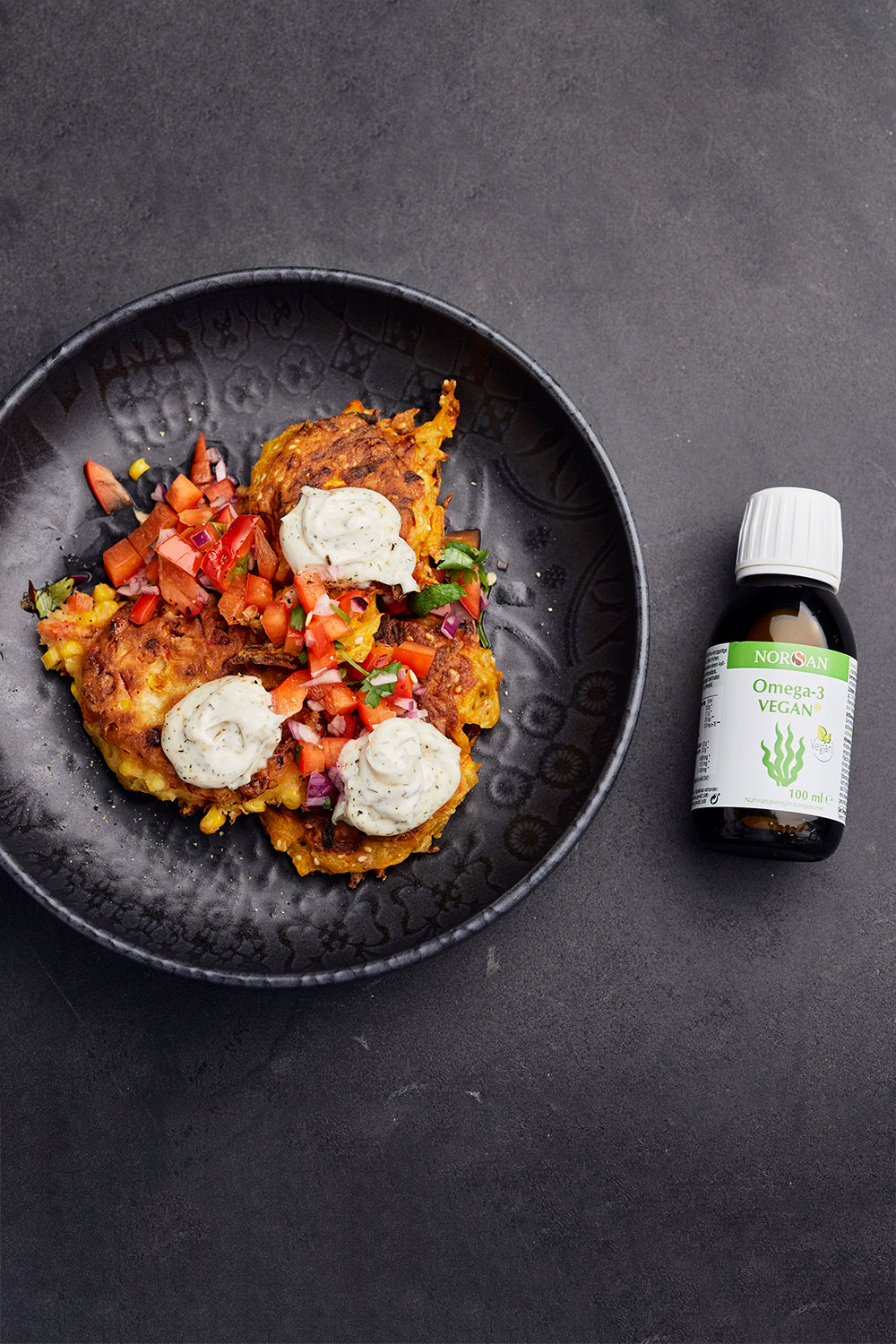 Maisfritter mit Omega 3 Öl von Norsan
