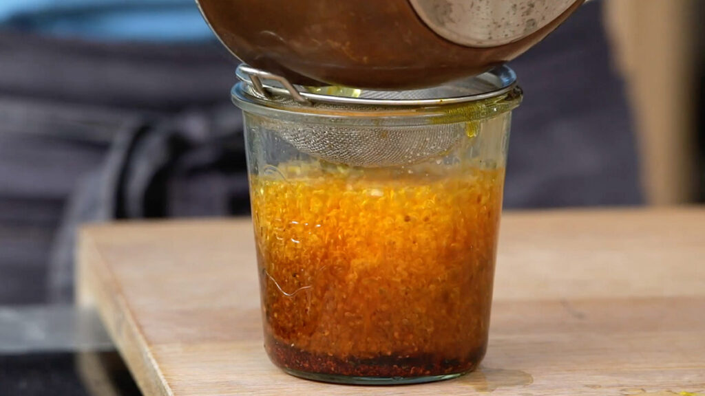 Zubereitung Chili-Öl