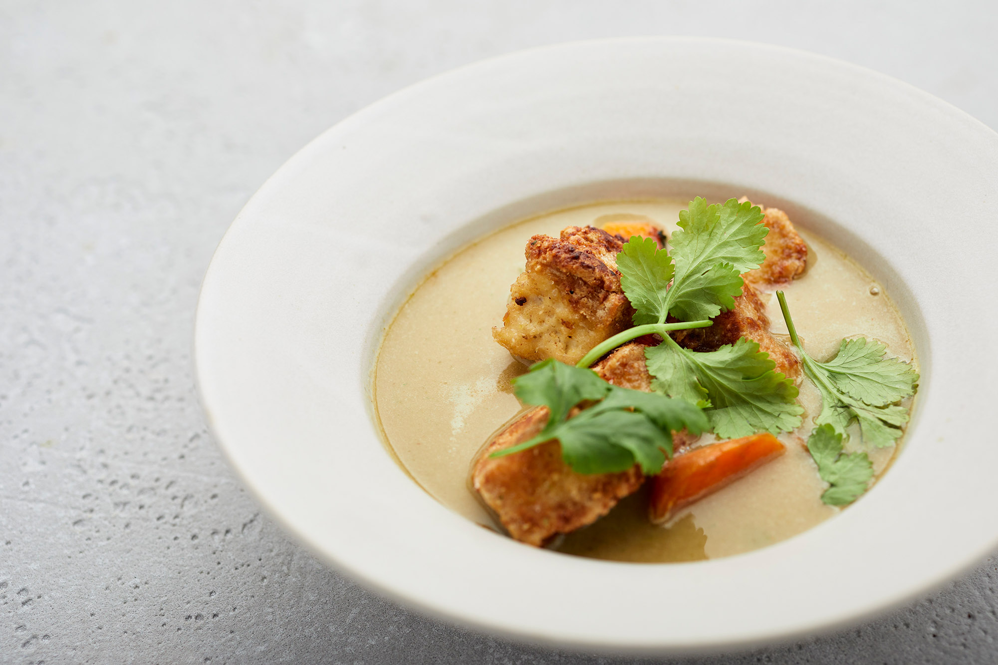 Vegane Tom Kha Suppe