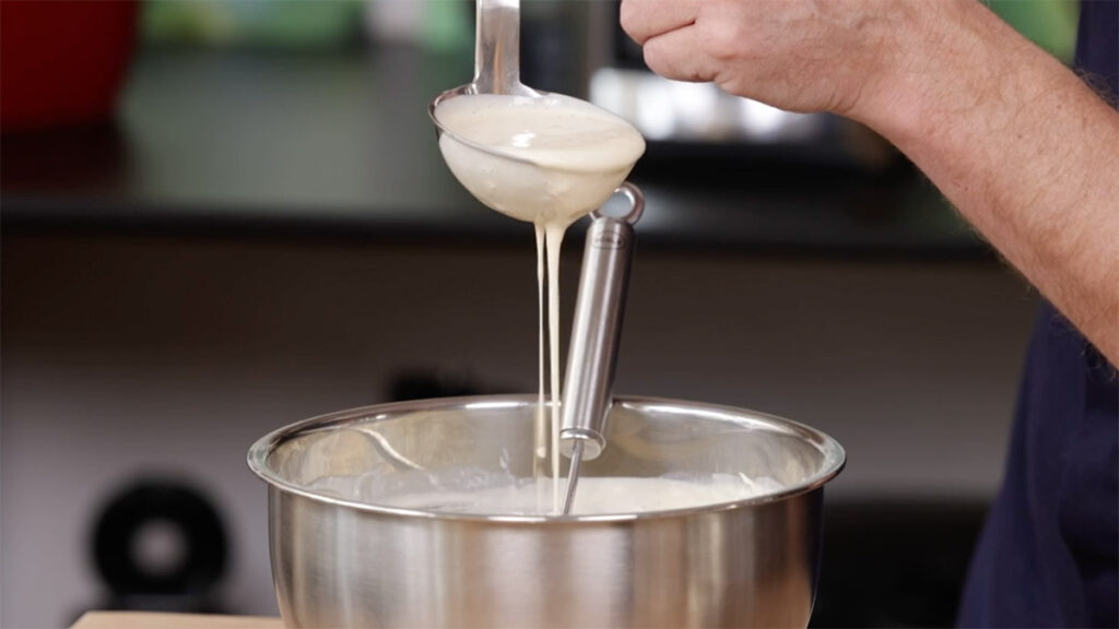 Zubereitung Vegane deftige Pfannkuchen