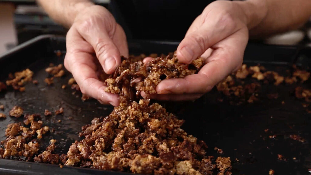 Zubereitung vegane Bolognese