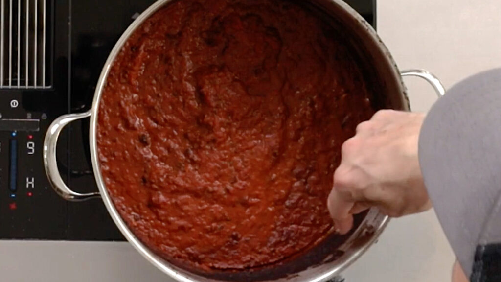 Zubereitung vegane Bolognese