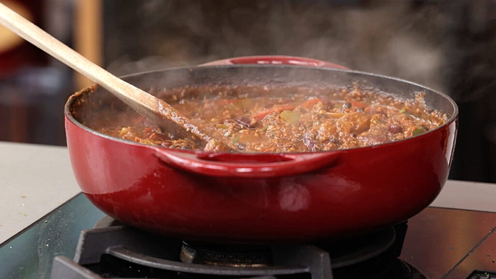 Zubereitung veganes Chili