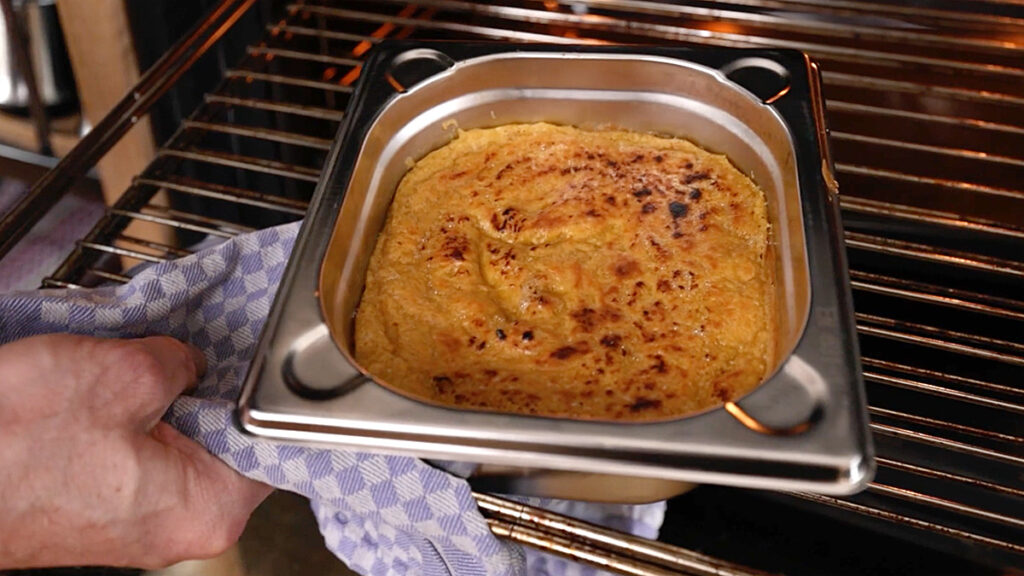 Zubereitung veganes Käsesandwich