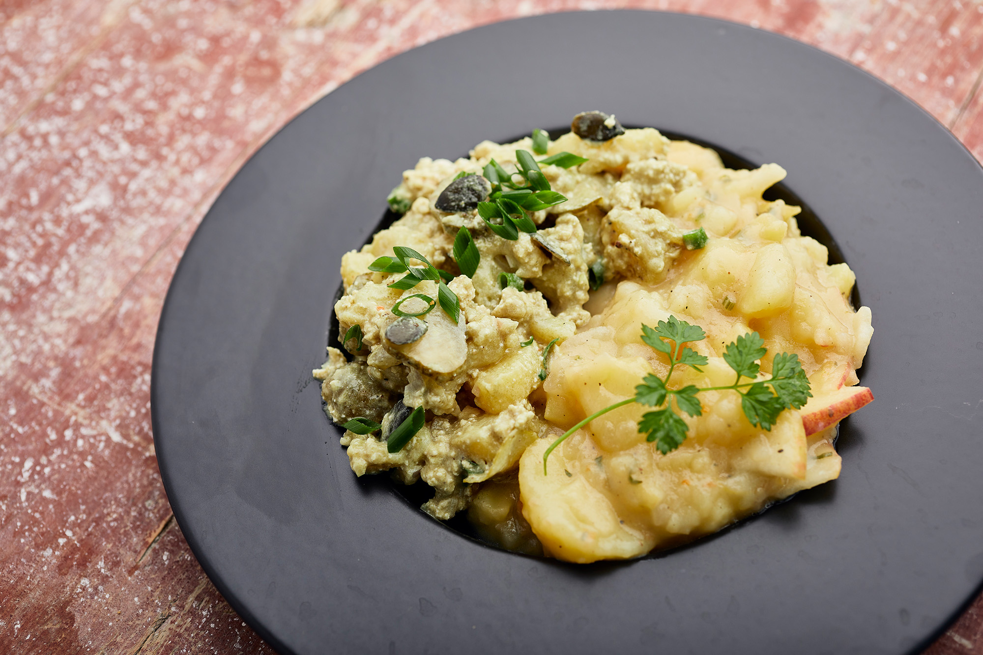 Zweierlei Kartoffelsalate