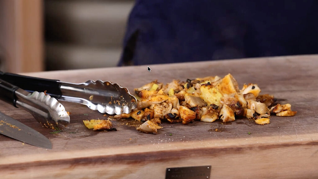 Zubereitung vegane Tacos al Pastor